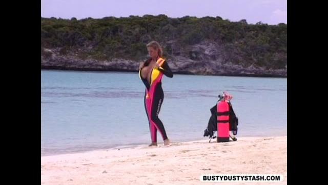 Busty dusty - testing the physics of a wet suit Busty dusty - testing the physics of a wet suit