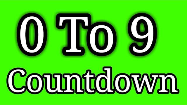 Green screen effects countdown numbers animation Green screen effects countdown numbers animation