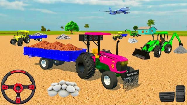 Jcb end 2 traktor , john deere , new holend , trolley unloading roll 🪵 farming #viralvideo Jcb end 2 traktor , john deere , new holend , trolley unloading roll 🪵 farming #viralvideo