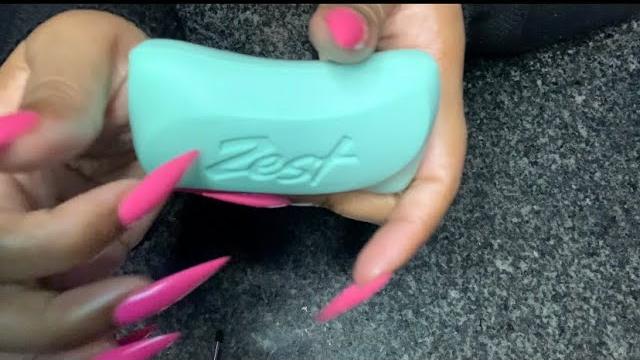 Asmr soap scratching, tapping & stabbing Asmr soap scratching, tapping & stabbing