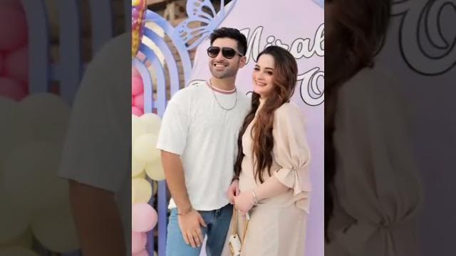 Aiman khan and muneeb butt reveals their 2nd daughter face | miral's birthday party #allmashup Aiman khan and muneeb butt reveals their 2nd daughter face | miral's birthday party #allmashup