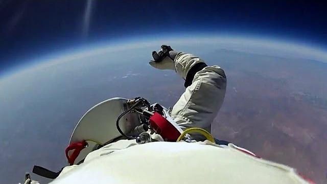 Jumping from space! - red bull space dive - bbc Jumping from space! - red bull space dive - bbc