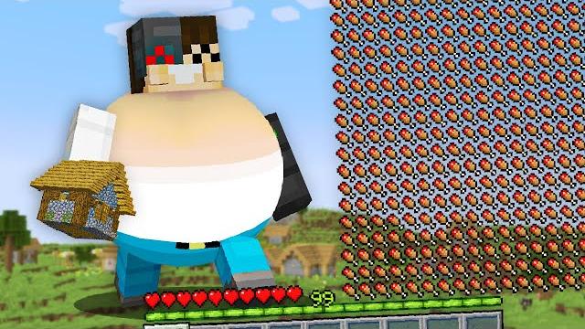 Minecraft, but your hunger = your size... Minecraft, but your hunger = your size...