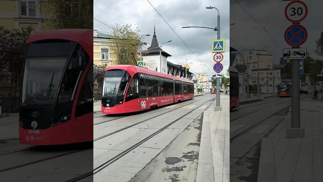Трамвай «витязь-м» «московскому метро — 90 лет» отправляется с остановки свято-даниловский монастырь Трамвай «витязь-м» «московскому метро — 90 лет» отправляется с остановки свято-даниловский монастырь