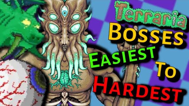 Ranking every terraria boss easiest to hardest Ranking every terraria boss easiest to hardest
