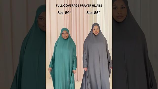 Available in 5 sizes. get yours at honeyhijabs.com #prayerhijab #abaya #modeststyle #modestoutfits Available in 5 sizes. get yours at honeyhijabs.com #prayerhijab #abaya #modeststyle #modestoutfits