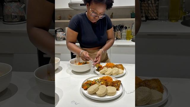 Sunday lunch - chicken stew with idombolo & sides #cooking #foodie #chicken #stew #wine #dumplings Sunday lunch - chicken stew with idombolo & sides #cooking #foodie #chicken #stew #wine #dumplings