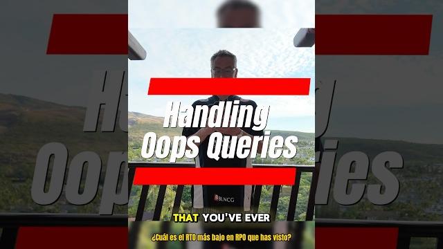 Handling oops queries Handling oops queries
