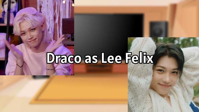Characters harry potter react to draco as lee felix Characters harry potter react to draco as lee felix
