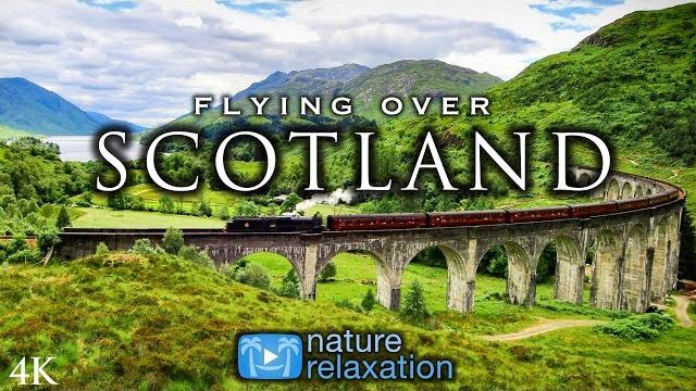 Flying over scotland (highlands / isle of skye) 4k uhd drone film + healing music for stress relief Flying over scotland (highlands / isle of skye) 4k uhd drone film + healing music for stress relief