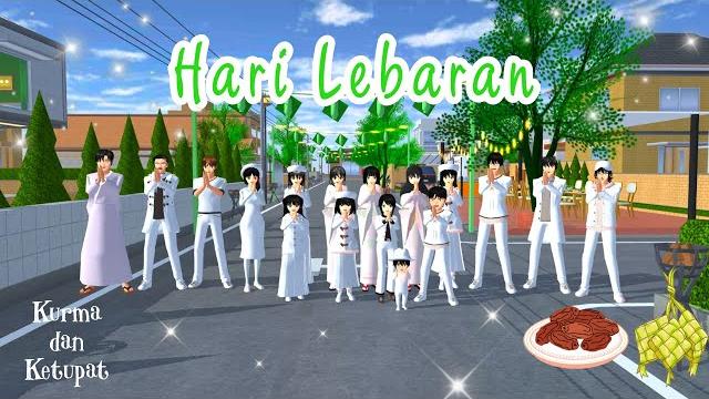 Kurma dan ketupat | hari lebaran | sakura school simulator Kurma dan ketupat | hari lebaran | sakura school simulator