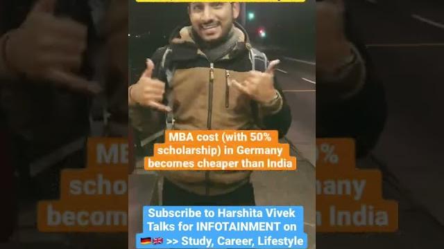 Is mba in germany worth it? you decide!! | study & jobs in germany #shorts #mbaingermany Is mba in germany worth it? you decide!! | study & jobs in germany #shorts #mbaingermany