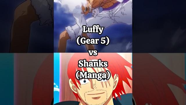 Who is strongest || luffy vs shanks || #onepiece #shorts Who is strongest || luffy vs shanks || #onepiece #shorts
