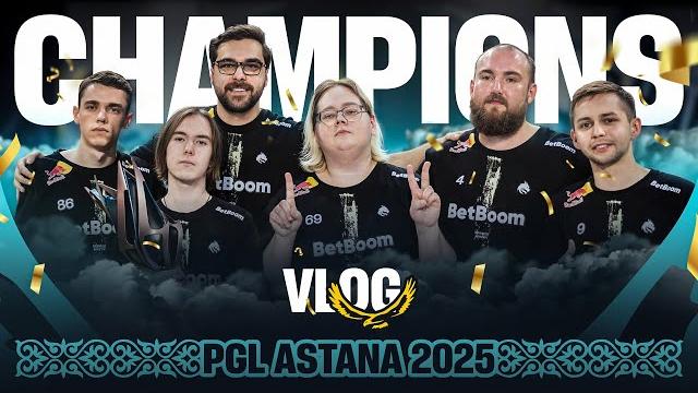 Team spirit: pgl astana 2025. champions vlog Team spirit: pgl astana 2025. champions vlog