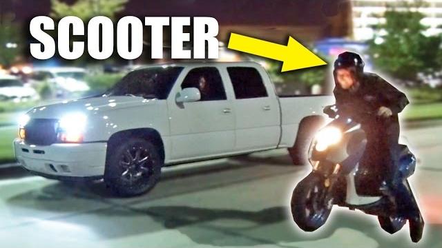 Sleeper scooter goes street racing Sleeper scooter goes street racing
