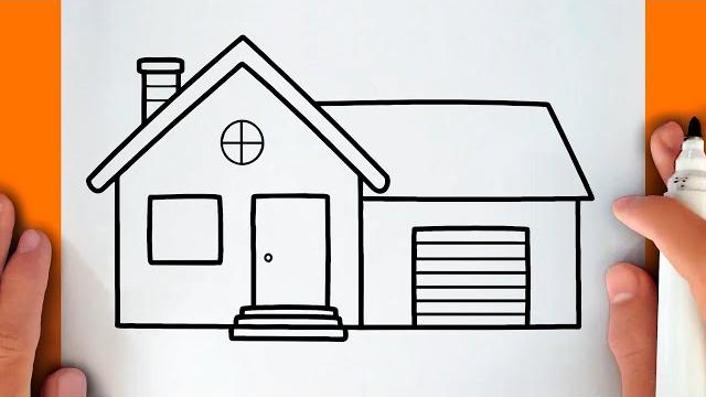 How to draw a house How to draw a house