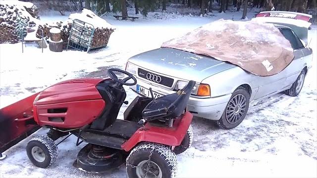 Audi 80-b3-vs mtd tractor Audi 80-b3-vs mtd tractor