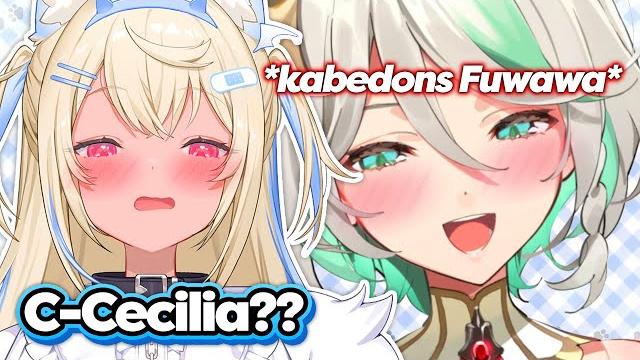 Fuwawa got rizzed so intensely by cecilia irl Fuwawa got rizzed so intensely by cecilia irl