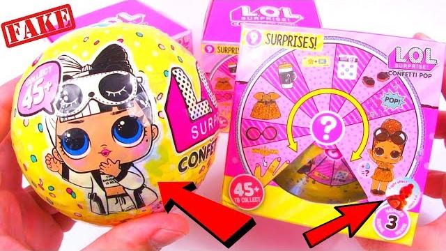 Жесть! китайская лол конфетти поп 2 волна !!! дешёвая копия подделка! куклы lol dolls surprise fake Жесть! китайская лол конфетти поп 2 волна !!! дешёвая копия подделка! куклы lol dolls surprise fake