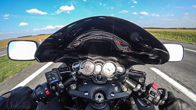 Suzuki hayabusa - едет 360 км/ч? очень злой Suzuki hayabusa - едет 360 км/ч? очень злой
