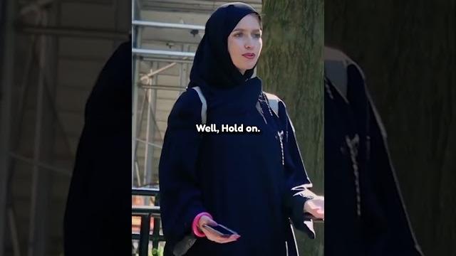She met her date in hijab… She met her date in hijab…