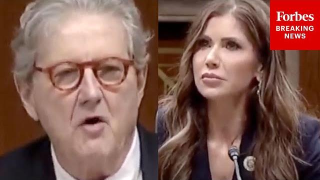John kennedy asks kristi noem point blank: are dems 'upset' because 'you've secured the border'? John kennedy asks kristi noem point blank: are dems 'upset' because 'you've secured the border'?