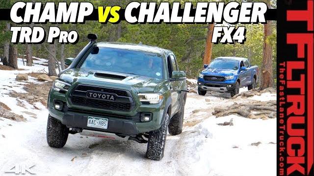 Can the turbo-charged ford ranger beat the best-selling toyota tacoma trd pro? off-road smackdown Can the turbo-charged ford ranger beat the best-selling toyota tacoma trd pro? off-road smackdown