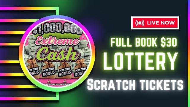 ⭐️full book⭐️ extreme cash- $30 lottery scratch tickets ‼️live‼️ ⭐️full book⭐️ extreme cash- $30 lottery scratch tickets ‼️live‼️