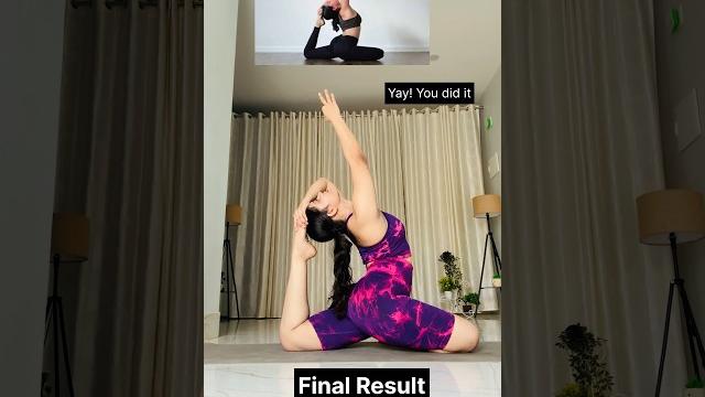 Step-by-step guide to eka pada rajakapotasana -1 ( one legged king pigeon pose -1) #shorts #yoga Step-by-step guide to eka pada rajakapotasana -1 ( one legged king pigeon pose -1) #shorts #yoga