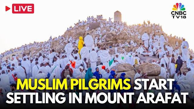 Hajj live: muslim pilgrims start settling in mount arafat near mecca | makkah, saudi arabia | n18g Hajj live: muslim pilgrims start settling in mount arafat near mecca | makkah, saudi arabia | n18g