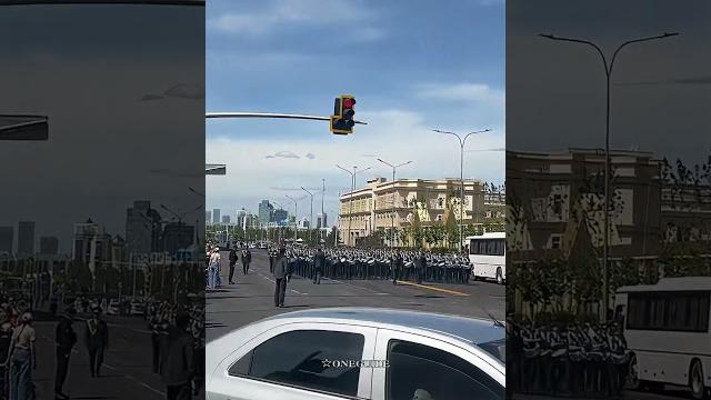 哈萨克斯坦阅兵的女兵方队#kazakhstan#army 哈萨克斯坦阅兵的女兵方队#kazakhstan#army