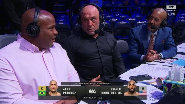 Dc, rogan & anik react to alex pereira’s ufc 307 win vs. khalil rountree jr. | espn mma Dc, rogan & anik react to alex pereira’s ufc 307 win vs. khalil rountree jr. | espn mma