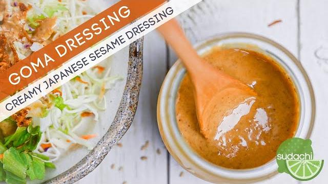 Japanese "goma" dressing (sesame) #shorts Japanese "goma" dressing (sesame) #shorts