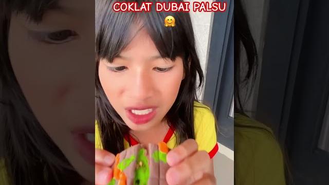 Dista buat coklat dubai palsu dimakan!! #shortviral #viralvideo Dista buat coklat dubai palsu dimakan!! #shortviral #viralvideo