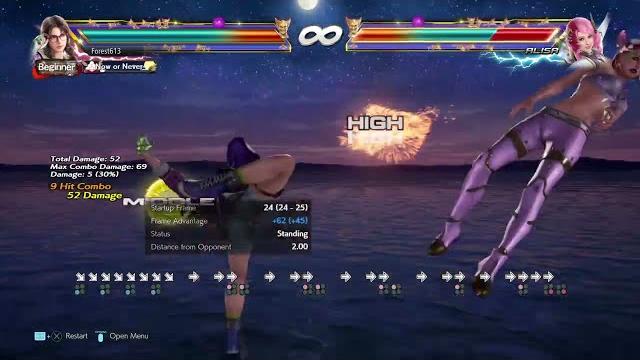 Julia sidestep left ss+3+4 simple execution 61 damage 11 hits combo season 4 tekken™7_20220717030022 Julia sidestep left ss+3+4 simple execution 61 damage 11 hits combo season 4 tekken™7_20220717030022