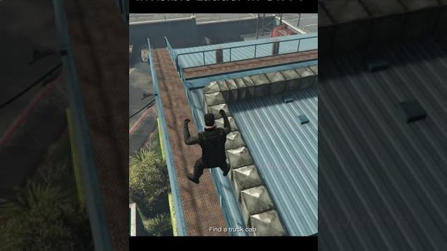 Invisible ladder in gta online #shorts Invisible ladder in gta online #shorts