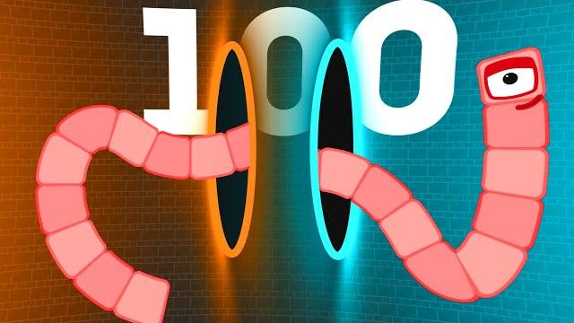 The longest numberblocks snake one hundred maze The longest numberblocks snake one hundred maze
