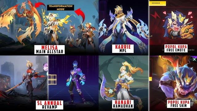 Free allstar & melissa allstar skin | karrie mpl & hanabi ramadhan skin | hayabusa sl annual revamp Free allstar & melissa allstar skin | karrie mpl & hanabi ramadhan skin | hayabusa sl annual revamp