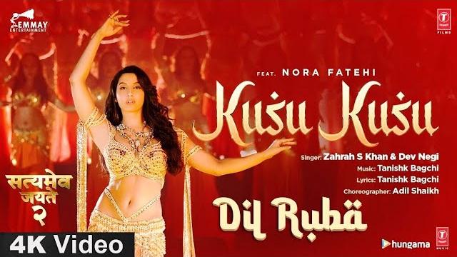 Kusu kusu | nora fatehi | 4k video | divya khosla | zahrah s khan | dev negi | hd audio Kusu kusu | nora fatehi | 4k video | divya khosla | zahrah s khan | dev negi | hd audio