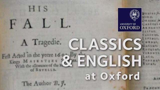 Classics and english at oxford university Classics and english at oxford university