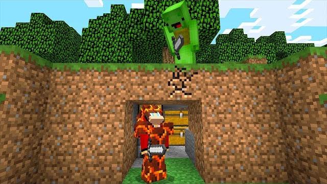 Overpowered armor speedrunner vs hunter in minecraft Overpowered armor speedrunner vs hunter in minecraft