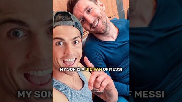 Cristiano ronaldo jr idol is messi Cristiano ronaldo jr idol is messi