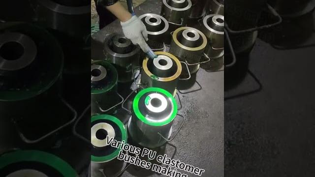 Various pu elastomer bushes making Various pu elastomer bushes making