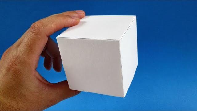 How to make a paper cube - easy origami How to make a paper cube - easy origami