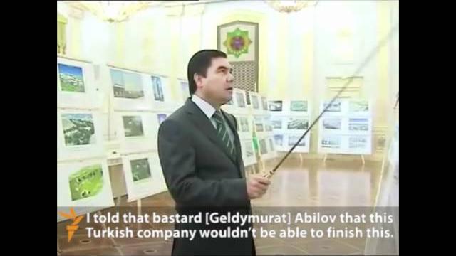 Video captures turkmen president bullying officials Video captures turkmen president bullying officials