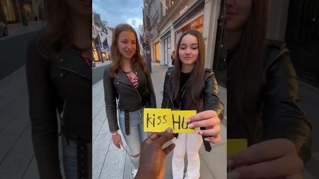 Kiss or hug Kiss or hug