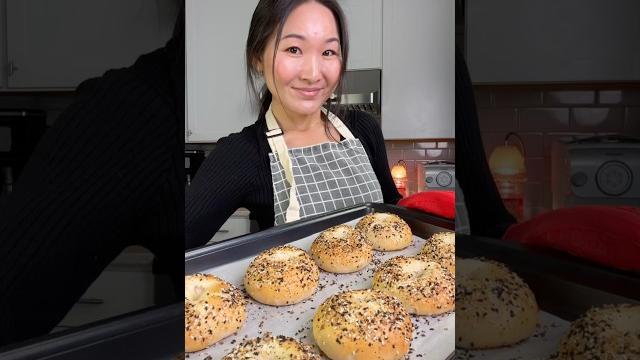 Two-ingredient everything bagels Two-ingredient everything bagels