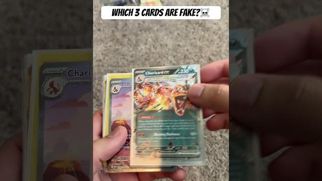 Which 3 cards are fake?️ #pokemonchannel #pokemon #pokemoncards #pokemontcg #mewtwo #charizard Which 3 cards are fake?️ #pokemonchannel #pokemon #pokemoncards #pokemontcg #mewtwo #charizard