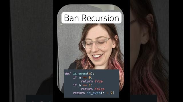 Ban recursion now Ban recursion now