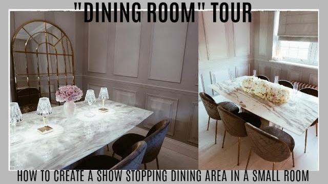 Dinng room tour ~ how to transform a small space into a stunning dining room ~ iam chouquette Dinng room tour ~ how to transform a small space into a stunning dining room ~ iam chouquette